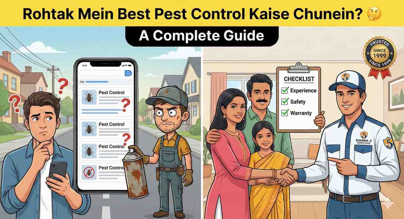 Rohtak Mein Best Pest Control Kaise Chunein? A Complete Guide