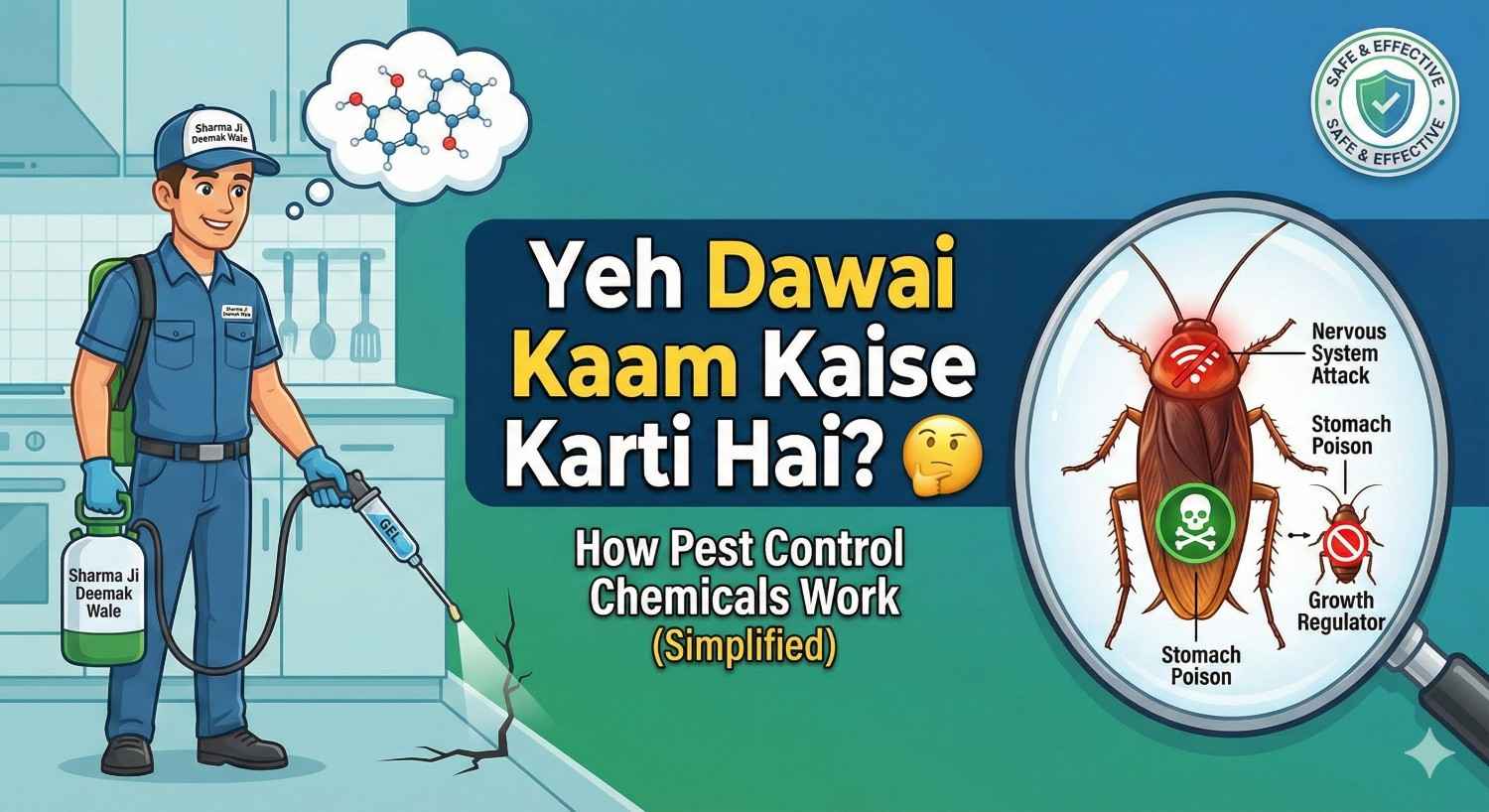 How Pest Control Chemicals Actually Work "Yeh Dawai Kaam Kaise Karti Hai?"