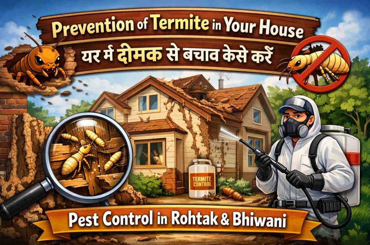 Termite Prevention Tips for Homes | Pest Control Rohtak & Deemak Treatment Rohtak
