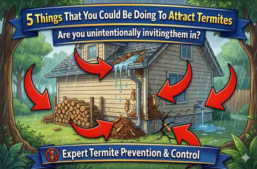 5 Habits That Attract Termites to Your Home | Pest Control 
