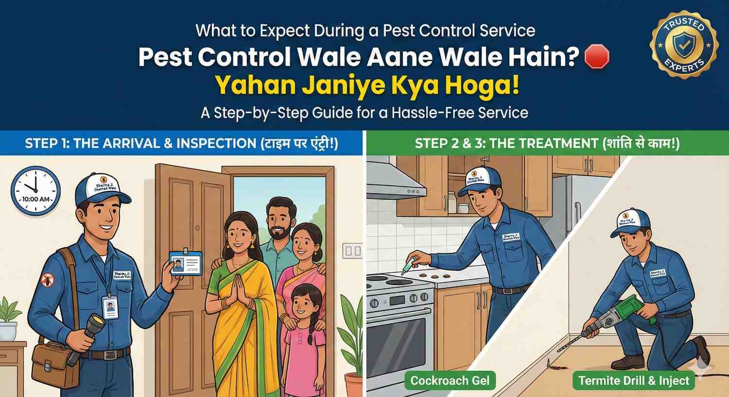 What to Expect During a Pest Control Service? 🛑Pest Control Wale Aane Wale Hain, Kya Hoga?