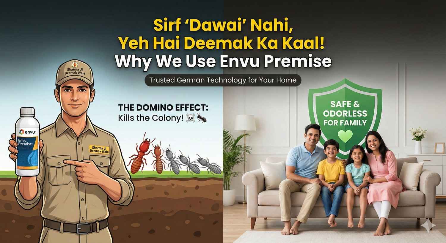 Why We Use Envu Premise? Sirf 'Dawai' Nahi, Yeh Hai Deemak Ka Kaal! ☠️🐜
